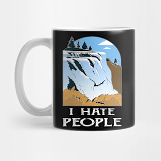 Mountains nature mountaineering hiking climbing Mug